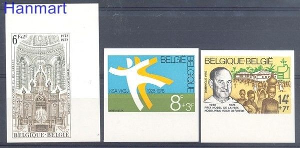 Znaczek Belgia 1978 Mi 1970-1972B Czyste **