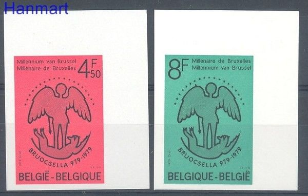 Znaczek Belgia 1979 Mi 1977-1978B Czyste **