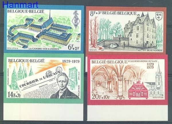 Znaczek Belgia 1979 Mi 1992-1995B Czyste **