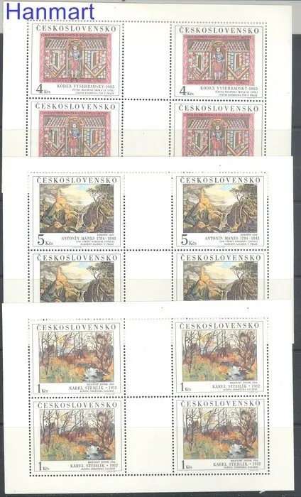 Znaczek Czechosłowacja 1984 Mi 2789-2793 Czyste **
