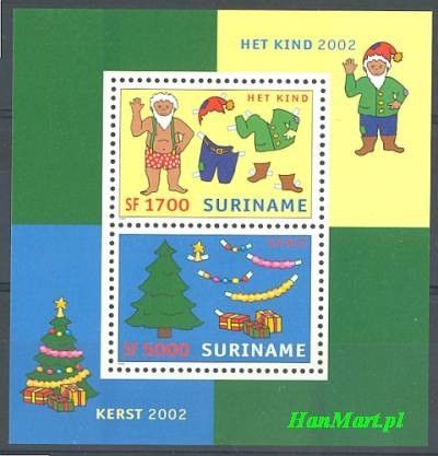Znaczek Surinam 2002 Mi bl 89 Czyste **