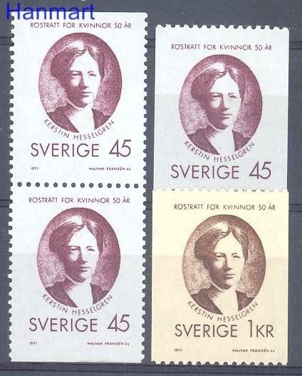 Szwecja 1971 Mi 702-703 Czyste **