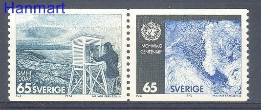 Znaczek Szwecja 1973 Mi 806-807 Czyste **