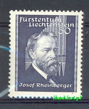 Znaczek Liechtenstein 1938 Mi 170 Czyste **
