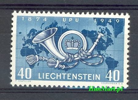 Znaczek Liechtenstein 1949 Mi 277 Czyste **