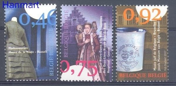 Znaczek Belgia 2007 Mi 3710-3712 Czyste **
