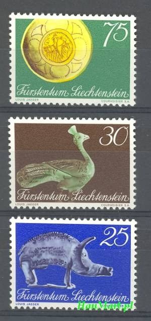 Liechtenstein 1971 Mi 536-538 Czyste **