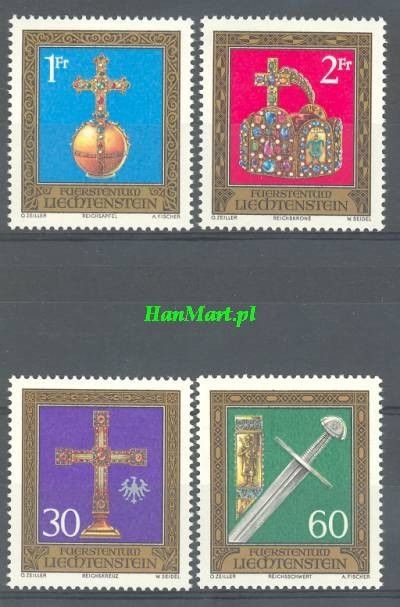 Znaczek Liechtenstein 1975 Mi 625-628 Czyste **