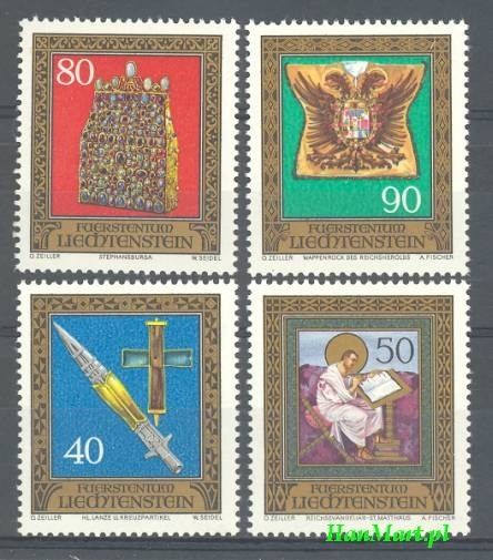 Znaczek Liechtenstein 1977 Mi 673-676 Czyste **