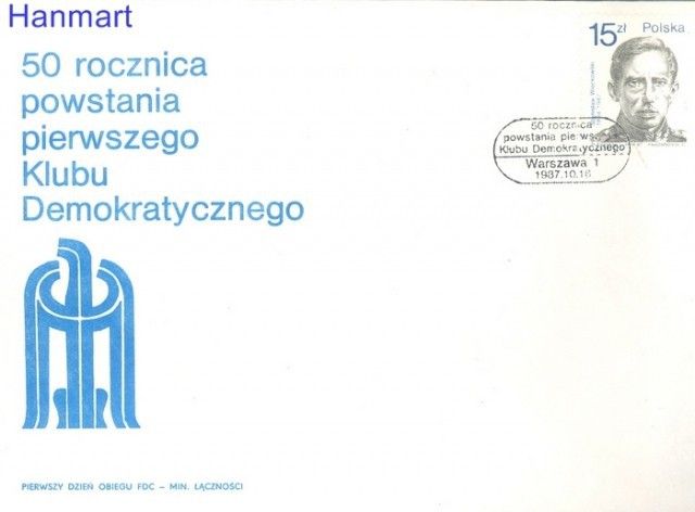 Znaczek Polska 1987 Mi 3124 Fi 2976 FDC