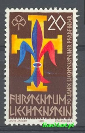 Znaczek Liechtenstein 1981 Mi 773 Czyste **