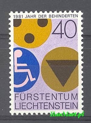 Znaczek Liechtenstein 1981 Mi 774 Czyste **