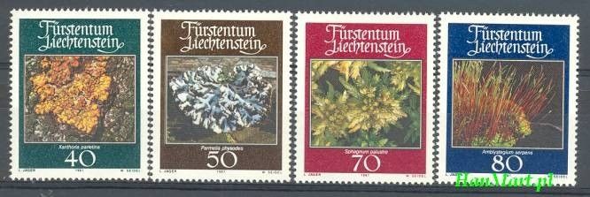Znaczek Liechtenstein 1981 Mi 776-779 Czyste **
