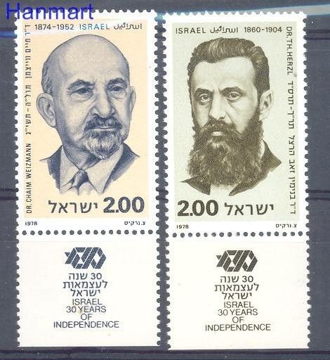 Znaczek Izrael 1978 Mi 761-762 Czyste **