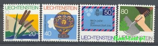 Znaczek Liechtenstein 1983 Mi 824-827 Czyste **