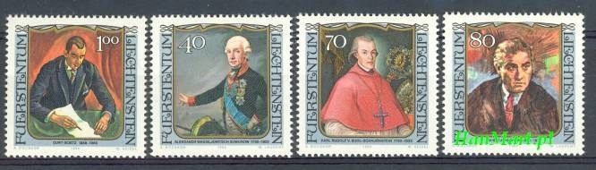 Znaczek Liechtenstein 1984 Mi 839-842 Czyste **