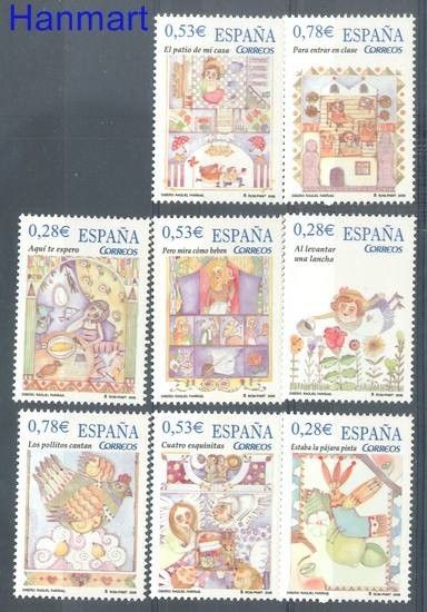 Znaczek Hiszpania 2005 Mi 4029-4036 Czyste **