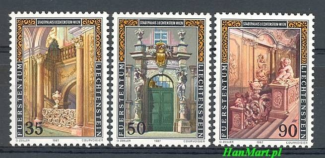 Znaczek Liechtenstein 1987 Mi 925-927 Czyste **