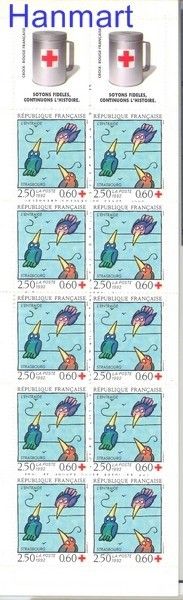 Znaczek Francja 1992 Mi mh 29 Czyste **