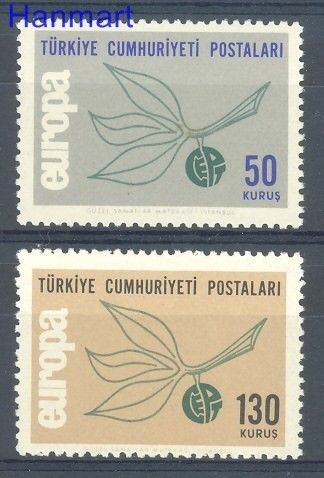 Znaczek Turcja 1965 Mi 1961-1962 Czyste **