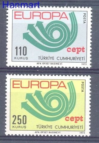 Znaczek Turcja 1973 Mi 2280-2281 Czyste **