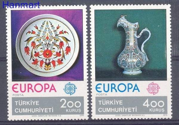 Znaczek Turcja 1976 Mi 2385-2386 Czyste **