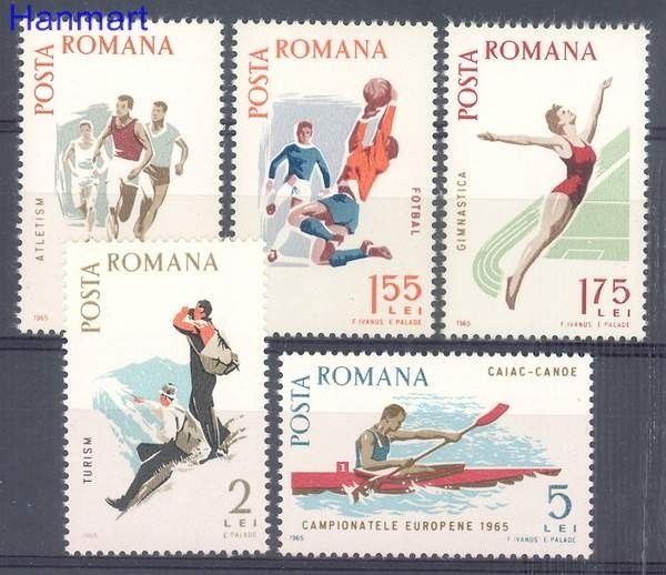 Znaczek Rumunia 1965 Mi 2452-2456 Czyste **