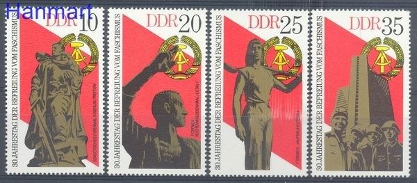 Znaczek NRD / DDR 1975 Mi 2038-2041 Czyste **