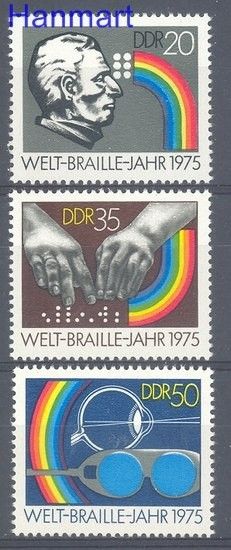 Znaczek NRD / DDR 1975 Mi 2090-2092 Czyste **