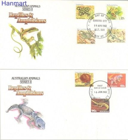 Znaczek Australia 1982 Mi 781-787 FDC