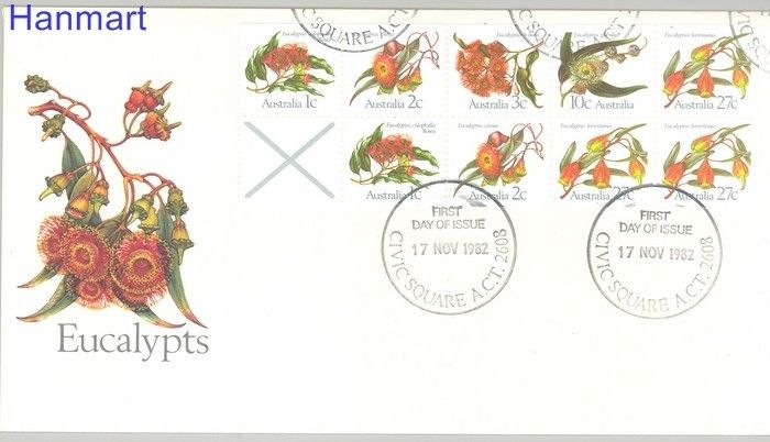 Znaczek Australia 1982 Mi blatt 58 FDC