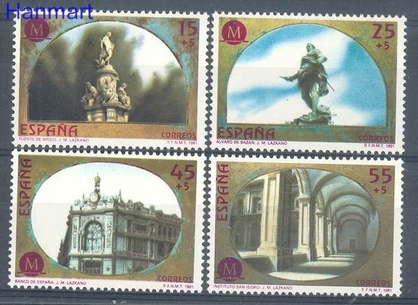 Znaczek Hiszpania 1991 Mi 2996-2999 Czyste **