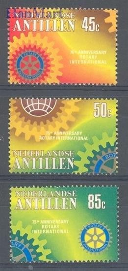Znaczek Antyle Holenderskie 1980 Mi 412-414 Czyste **