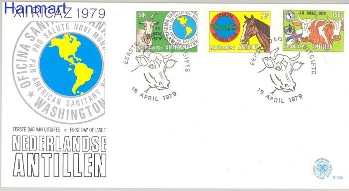 Znaczek Antyle Holenderskie 1979 Mi 385-387 FDC