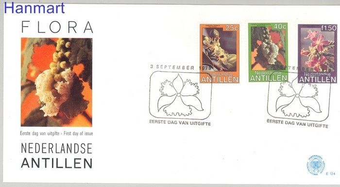 Znaczek Antyle Holenderskie 1979 Mi 398-400 FDC