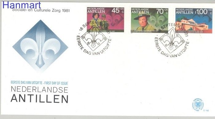 Znaczek Antyle Holenderskie 1981 Mi 450-452 FDC