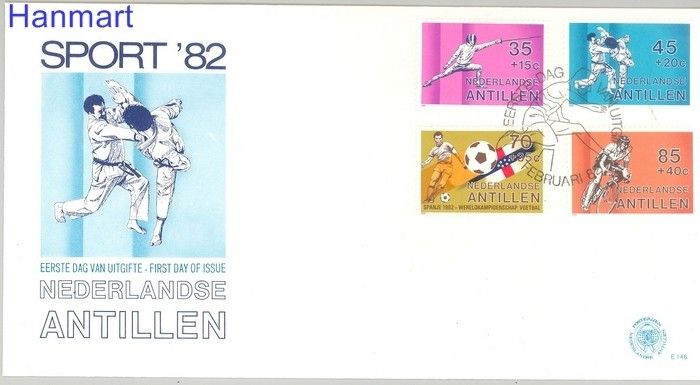 Znaczek Antyle Holenderskie 1982 Mi 463-466 FDC