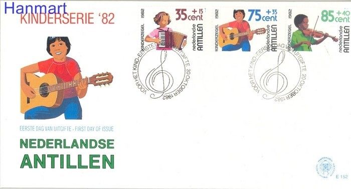Znaczek Antyle Holenderskie 1982 Mi 481-483 FDC