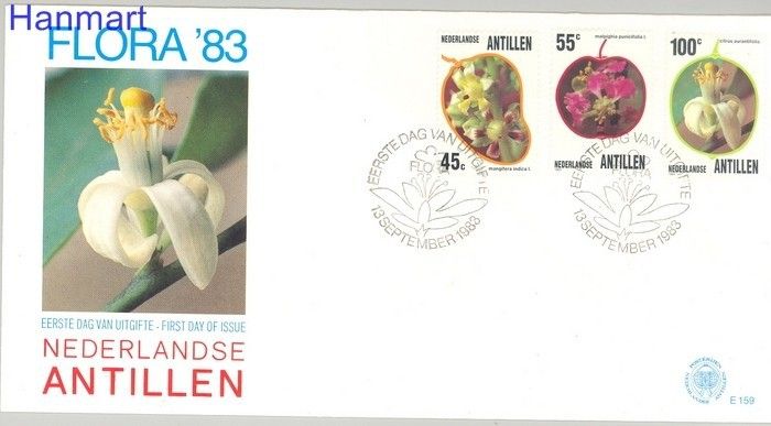 Znaczek Antyle Holenderskie 1983 Mi 497-499 FDC