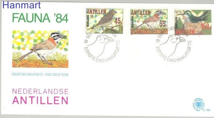 Znaczek Antyle Holenderskie 1984 Mi 536-538 FDC