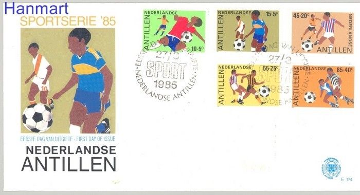 Znaczek Antyle Holenderskie 1985 Mi 552-556 FDC