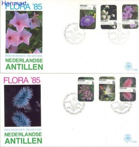 Znaczek Antyle Holenderskie 1985 Mi 569-574 FDC