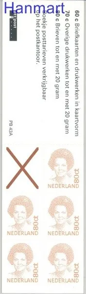 Znaczek Holandia 1991 Mi mh 44 Czyste **