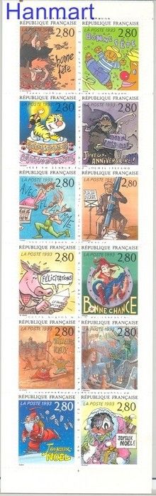 Znaczek Francja 1993 Mi mh 32C Czyste **
