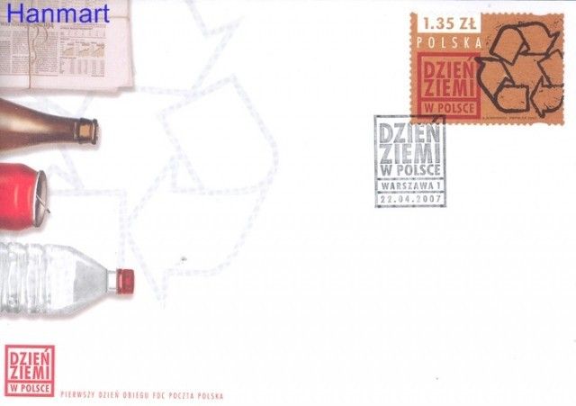 Znaczek Polska 2007 Mi 4307 Fi 4157 FDC