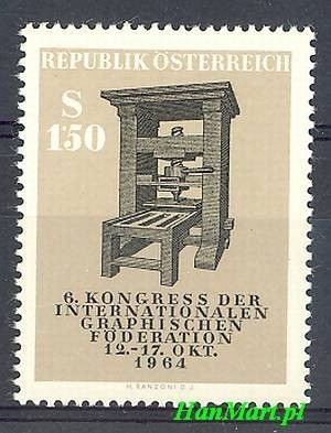 Znaczek Austria 1964 Mi 1175 Czyste **