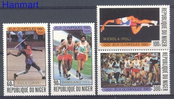 Znaczek Niger 1980 Mi 714-717 Czyste **