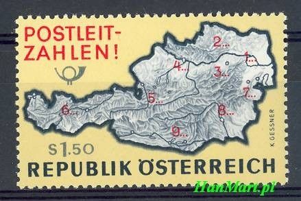 Znaczek Austria 1966 Mi 1201 Czyste **