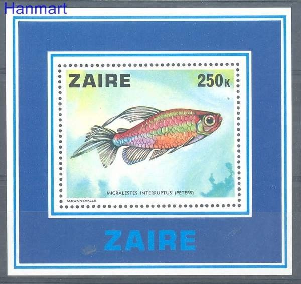 Znaczek Kongo Kinszasa / Zair 1978 Mi bl 17 Czyste **