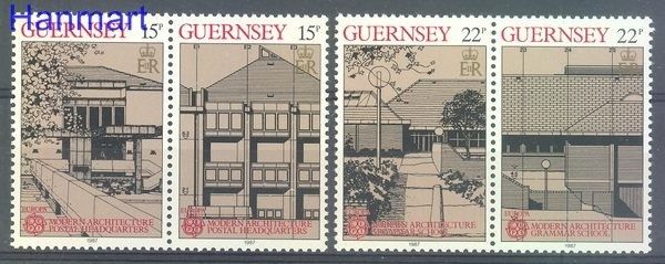 Znaczek Guernsey 1987 Mi 389-392 Czyste **